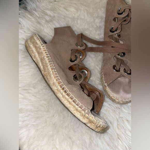 Steve Madden Ibina Espadrille Lace Up Gladiator Sandals Sz 8 - Picture 3 of 6